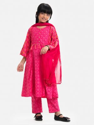 Pink Viscose Salwar Kameez