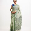 Green Cotton Saree