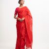 Red Cotton Saree