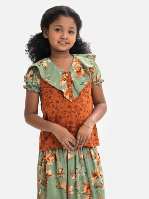 Green Georgette Ghagra Choli