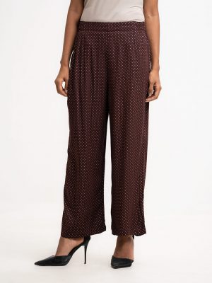 Coffee Viscose Palazzo