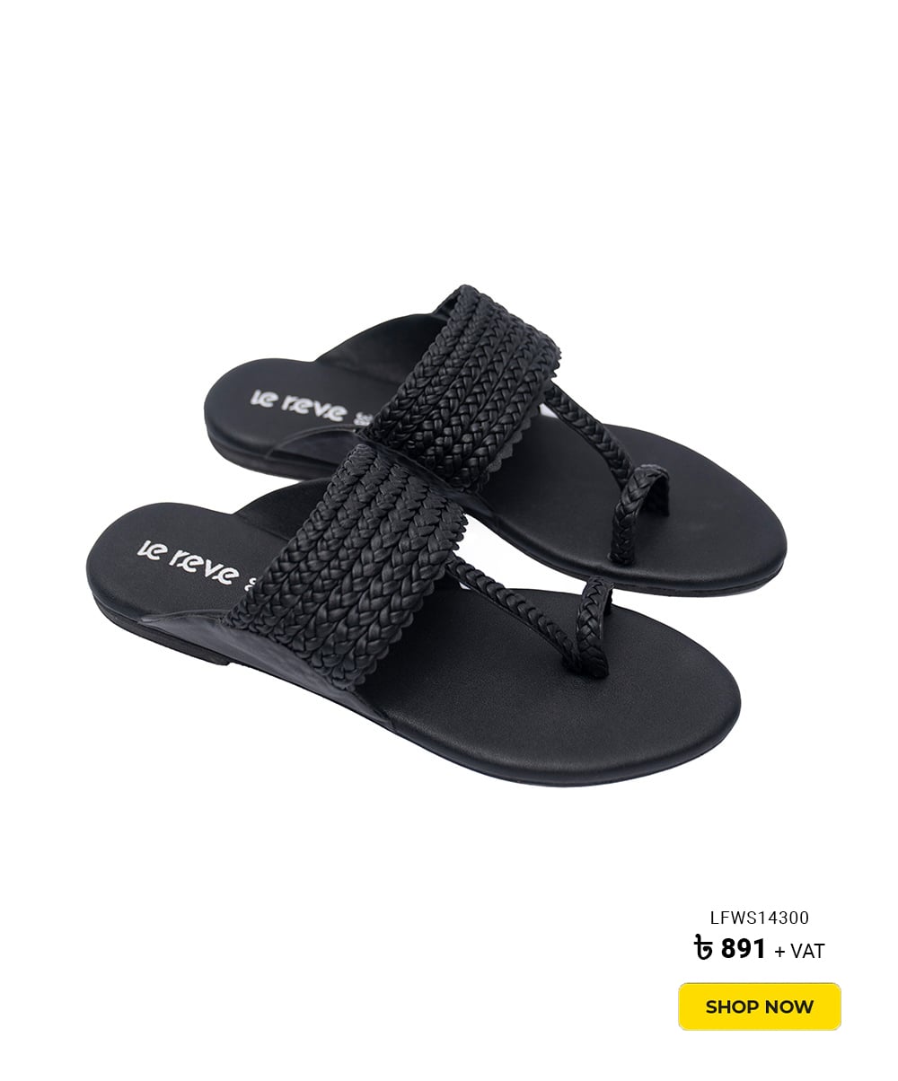 Black Ladies Sandals