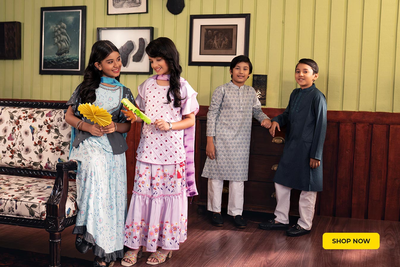 Kids Eid day outfit