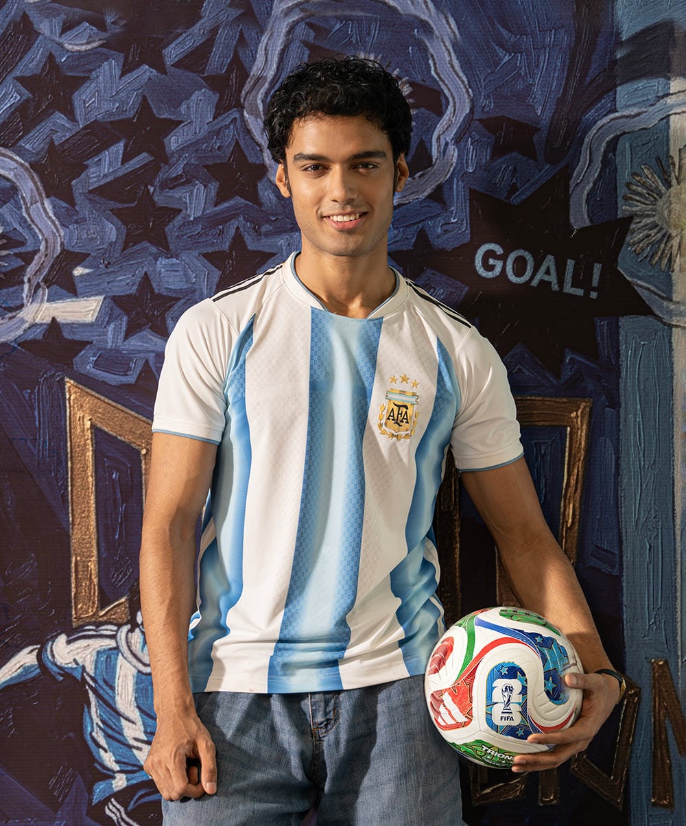 Argentina Stretchable Jersey Unisex T-shirt