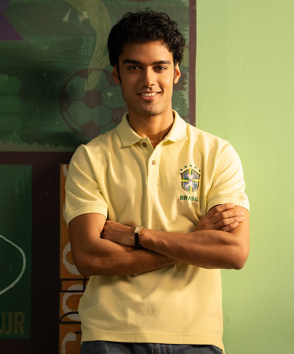 Brazil Stretchable Cotton Pique Polo
