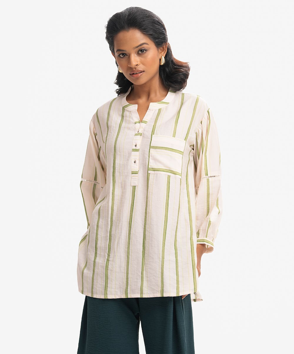 Printed Cotton Blended Short Tunic